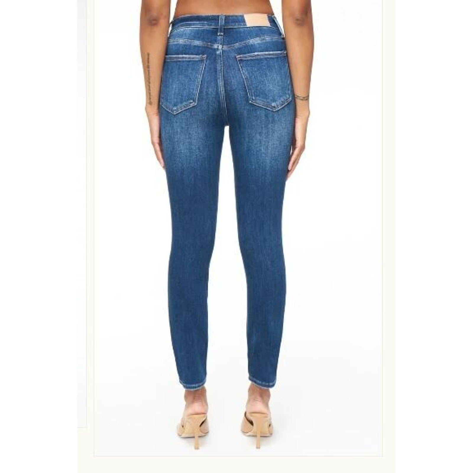 Revolve Pistola Aline Forever Jeans, High Rise, Skinny Stretch, Dark Sz 26 NWT