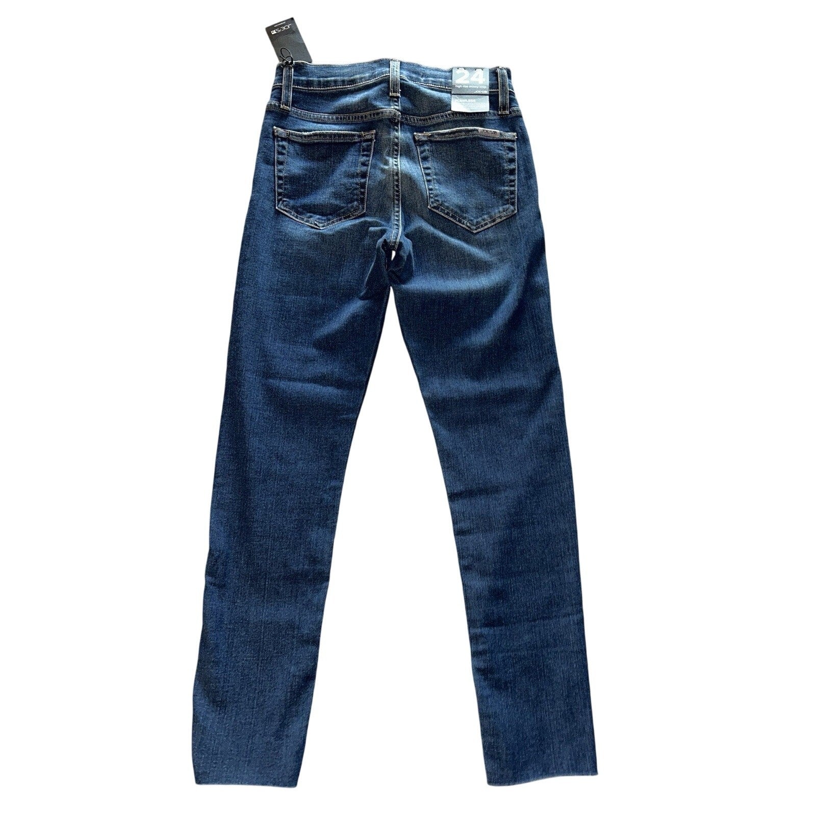 Joe's Jeans Sz Is 24 High Rise Skinny Crop—Raw Hem Stretch for Everyday Style NE