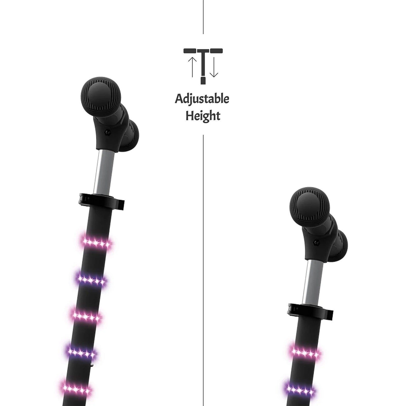 Kids Kick Scooters 150 LED Lights Adjustable Height Lightweight Portable FUN