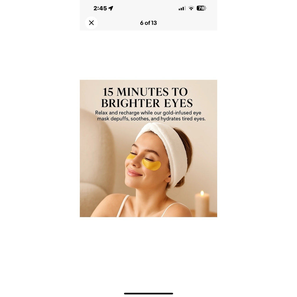 Aavini Collagen Revitalizing Gold Eye Mask (20 Pairs) - Dark circler eye paches
