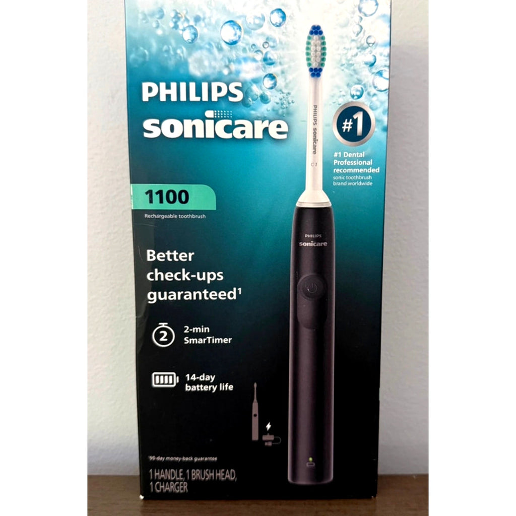 Philips Sonicare 1100 Series Electric Toothbrush w/ Timer, 14 day Charge ++BONUS