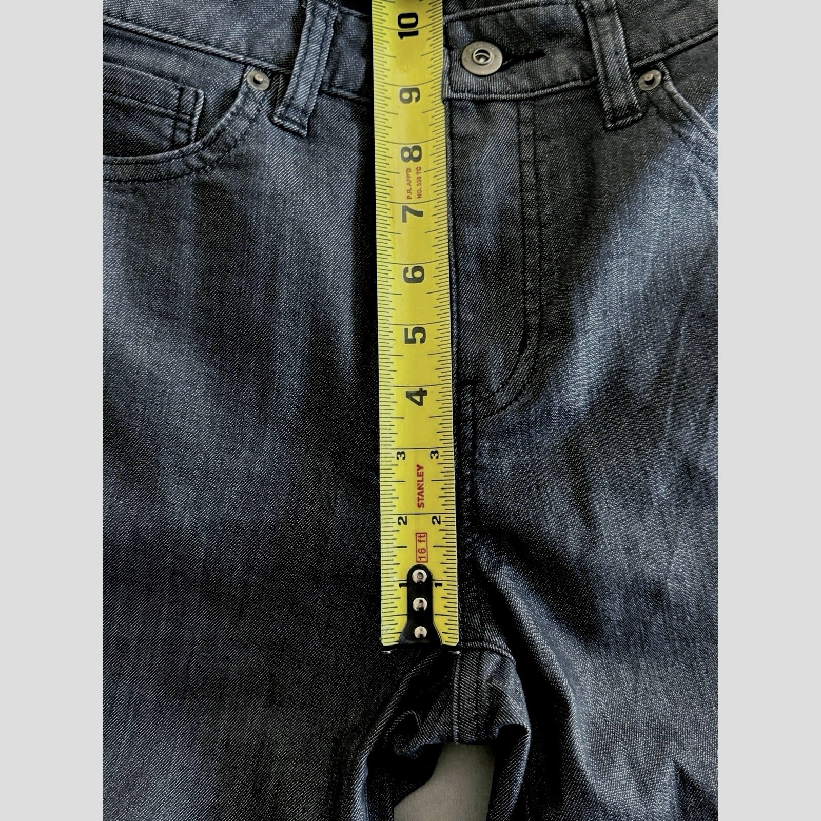 Womens Prana Kayla Organic Stretch High Rise Jean Sz 6 Regular Denim Solid Gray