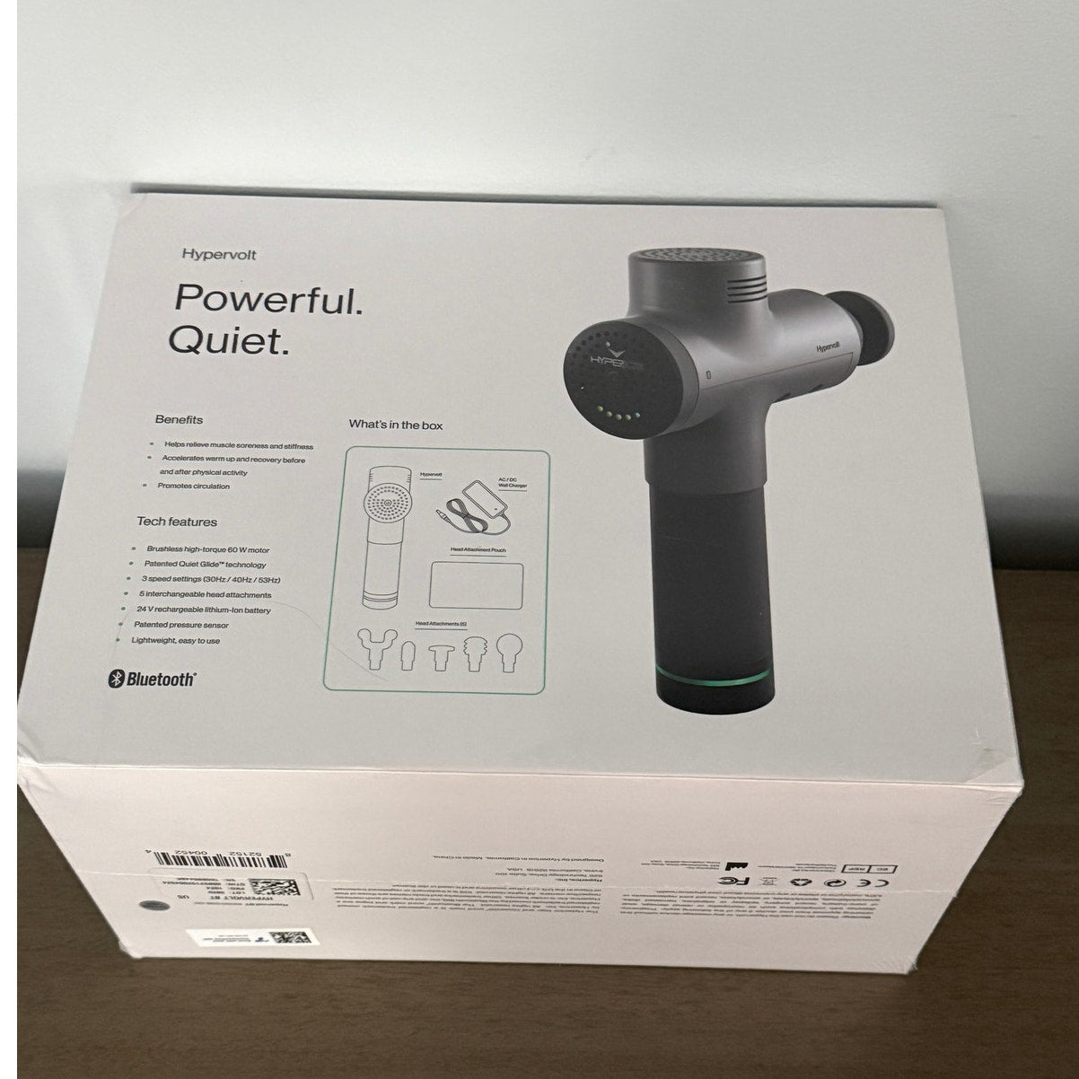 Hypervolt Handheld Percussion Deep Tissue Massager Bluetooth Model – New Sealed