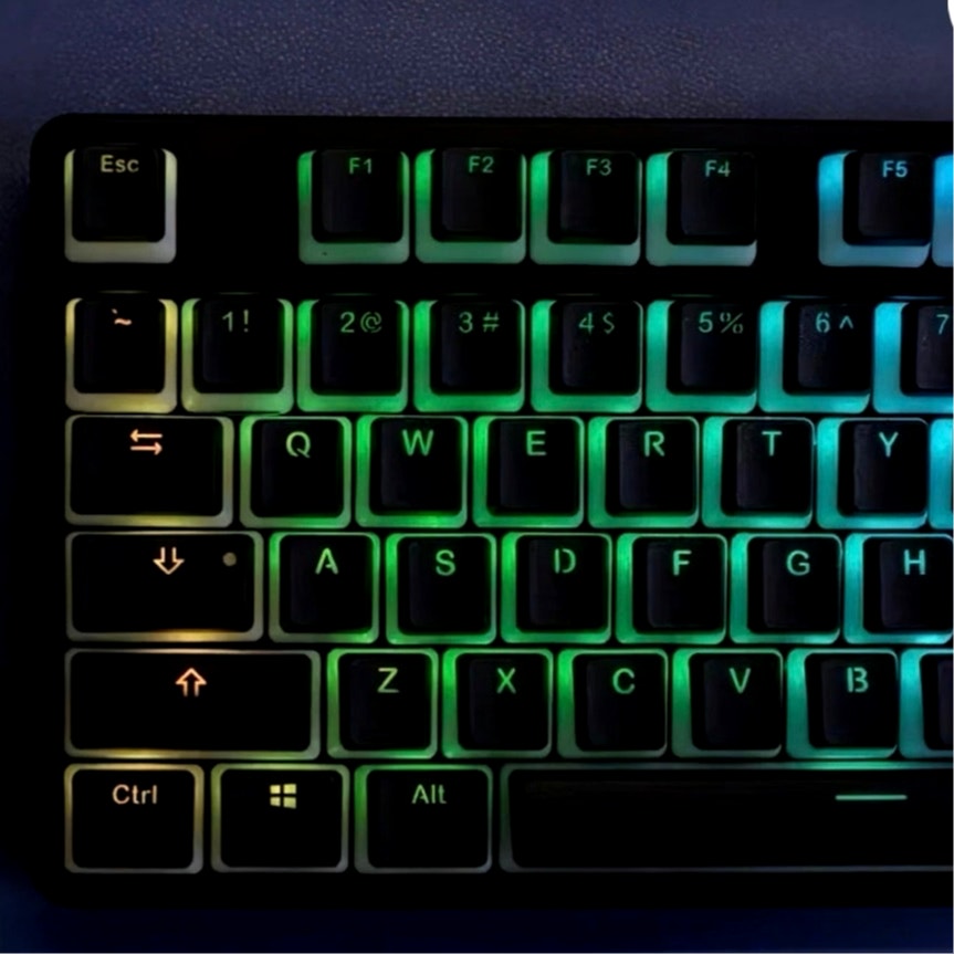 IROK TKL 87‑Key RGB Black Mechanical Keyboard Hot‑Swappable Switches USB‑C