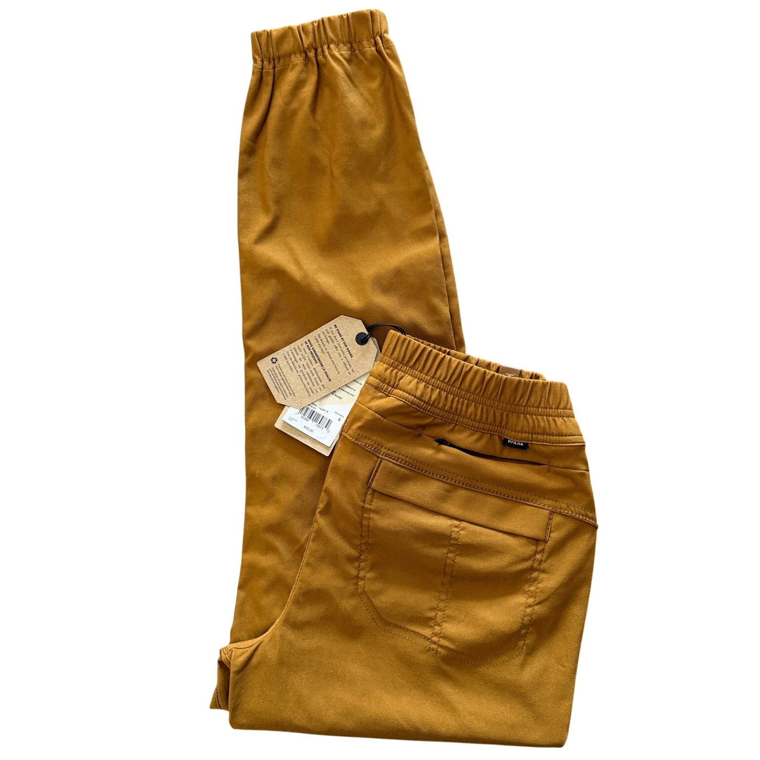 Women's PrAna Halle E‑Waist Jogger II – Antique Bronze /Tumeric - Size 6 NWT