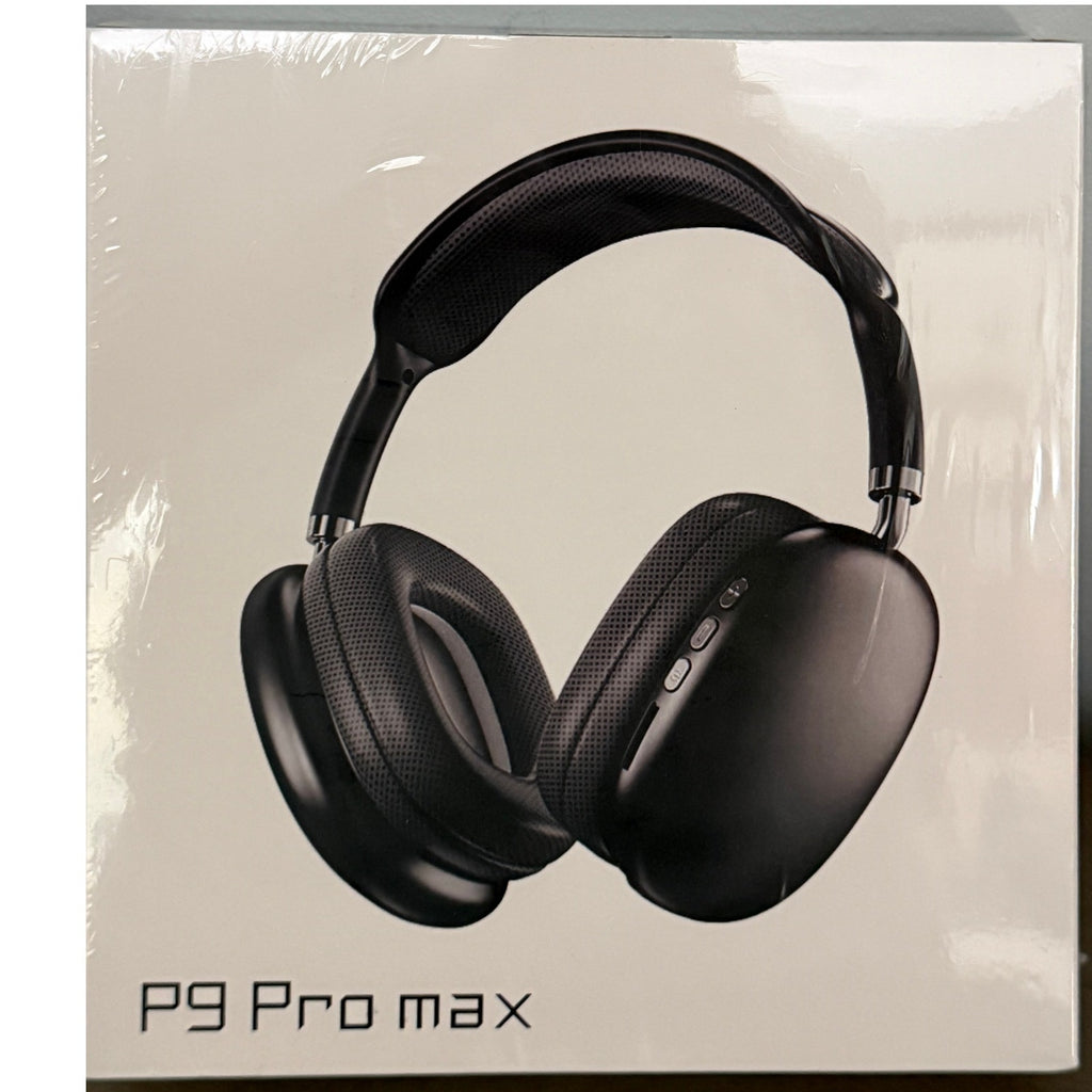 New Sealed P9 PRO MAX Headphones Noise Cancelling Bluetooth Earphones BLACK