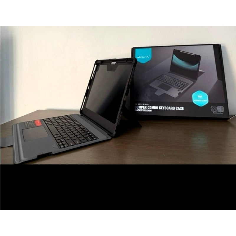 Nillkin Premium iPad Pro 13" 2024 /2025 Bumper Combo Backlit Keyboard Case Black
