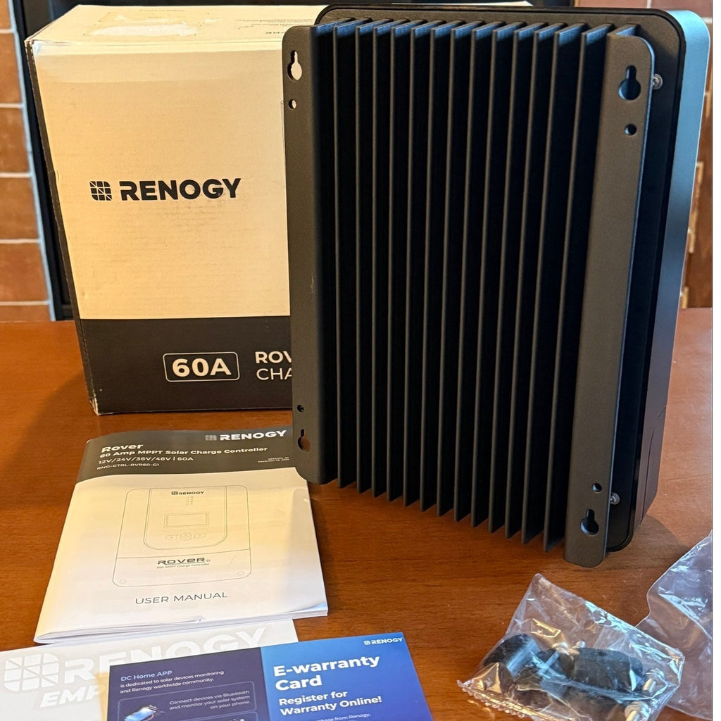 Renogy Rover 60A MPPT Solar Charge Controller 12/24/36/48V Auto LCD BRAND NEW