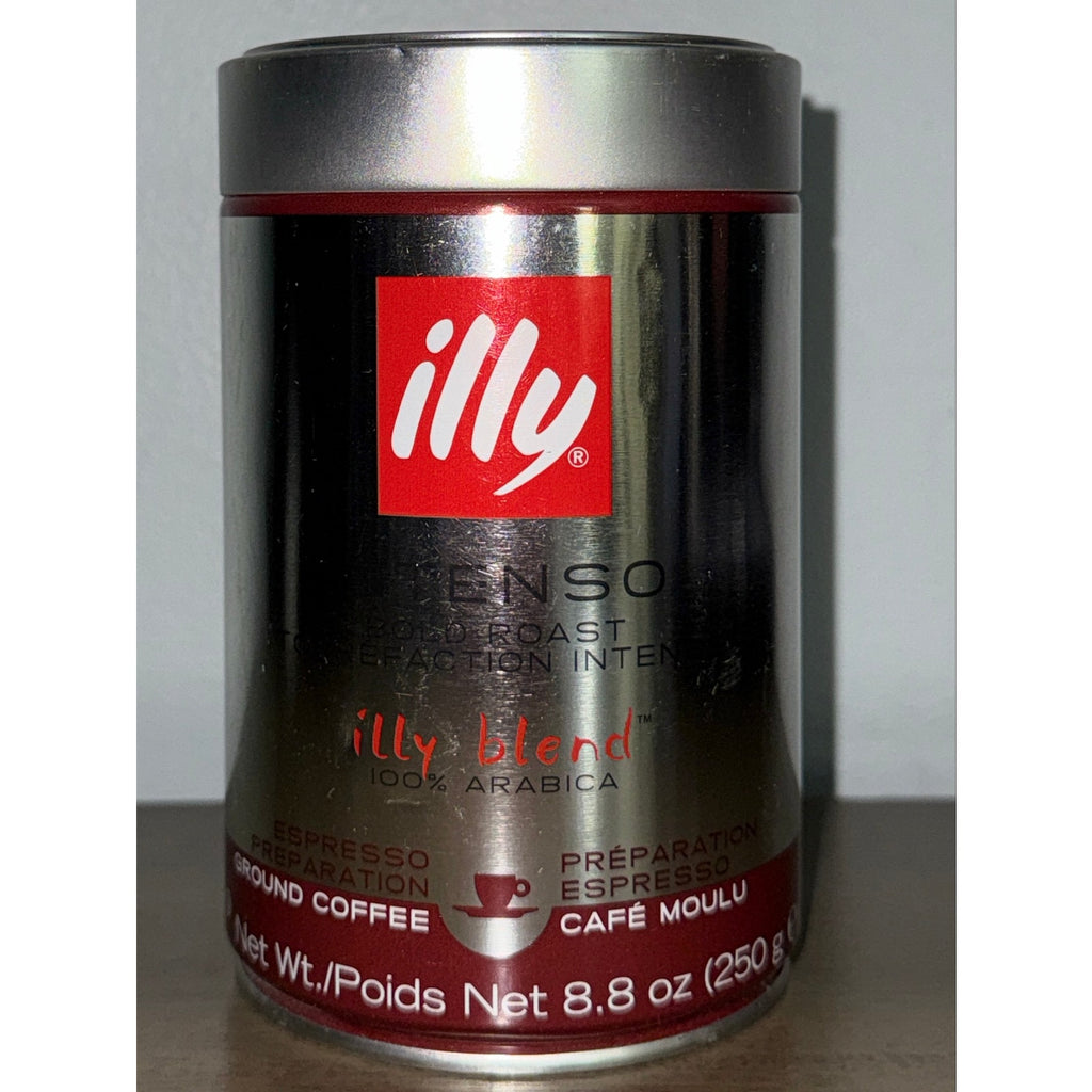 Illy Premium Intenso Bold Roast Ground Coffee 8.8 oz 100% Arabica Factory Sealed