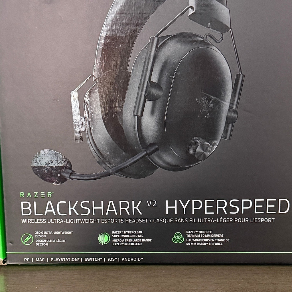 Razer BlackShark V2 HyperSpeed Wireless Gaming Headset Factory Sealed