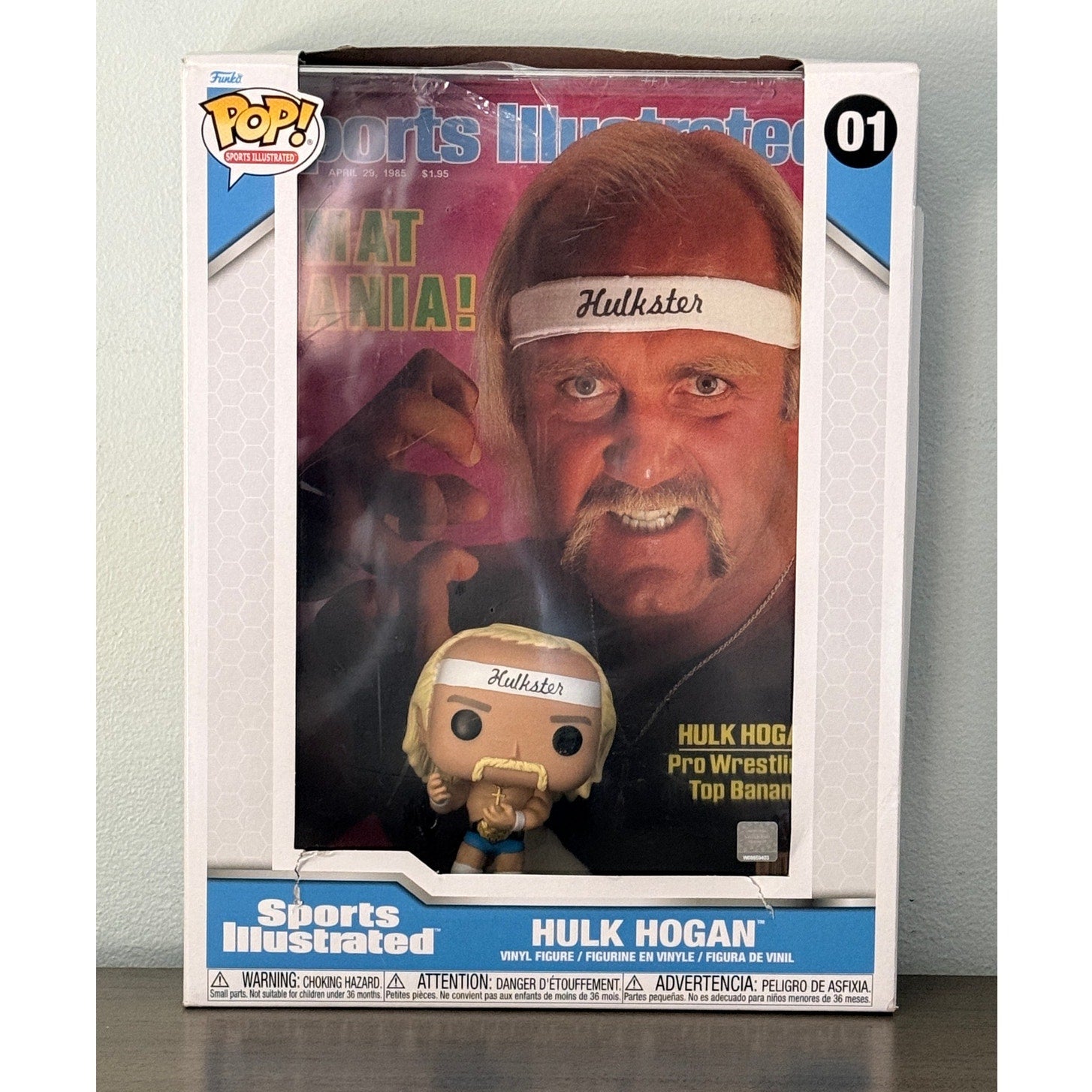 Collectible Funko Pop! Sports Illustrated WWE Hulk Hogan 1985 Magazine Cover