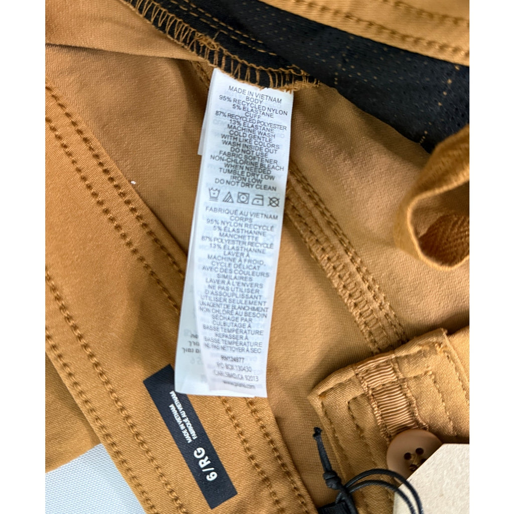 Women's PrAna Halle E‑Waist Jogger II – Antique Bronze /Tumeric - Size 6 RG NWT