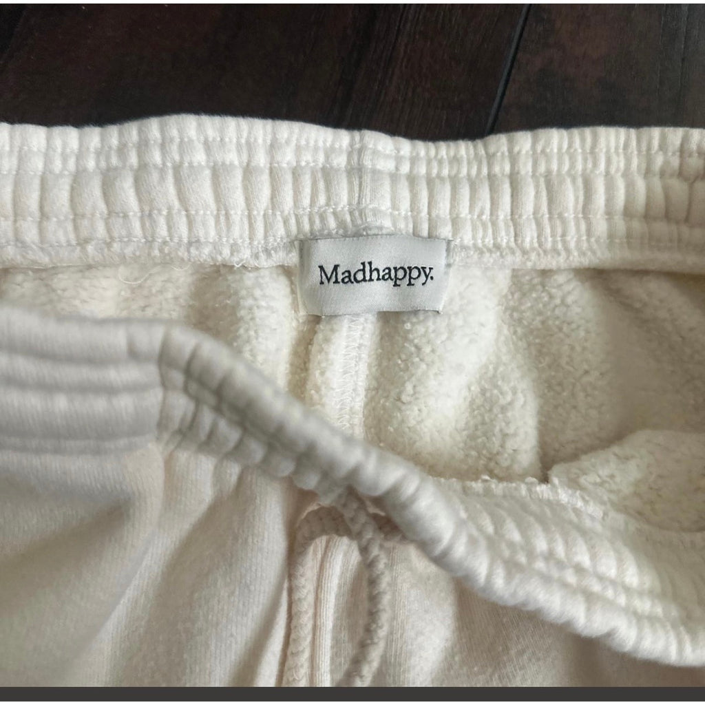 RARE Madhappy Apple Pan Sweatpants Ivory Size Small Pristine