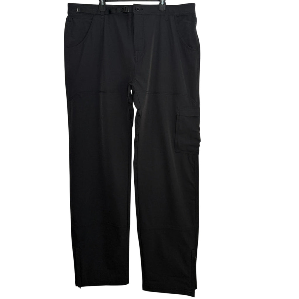 prAna Stretch Zion AT Technical Pants Standard Fit Black Mens Sz 42x32 NWT $135