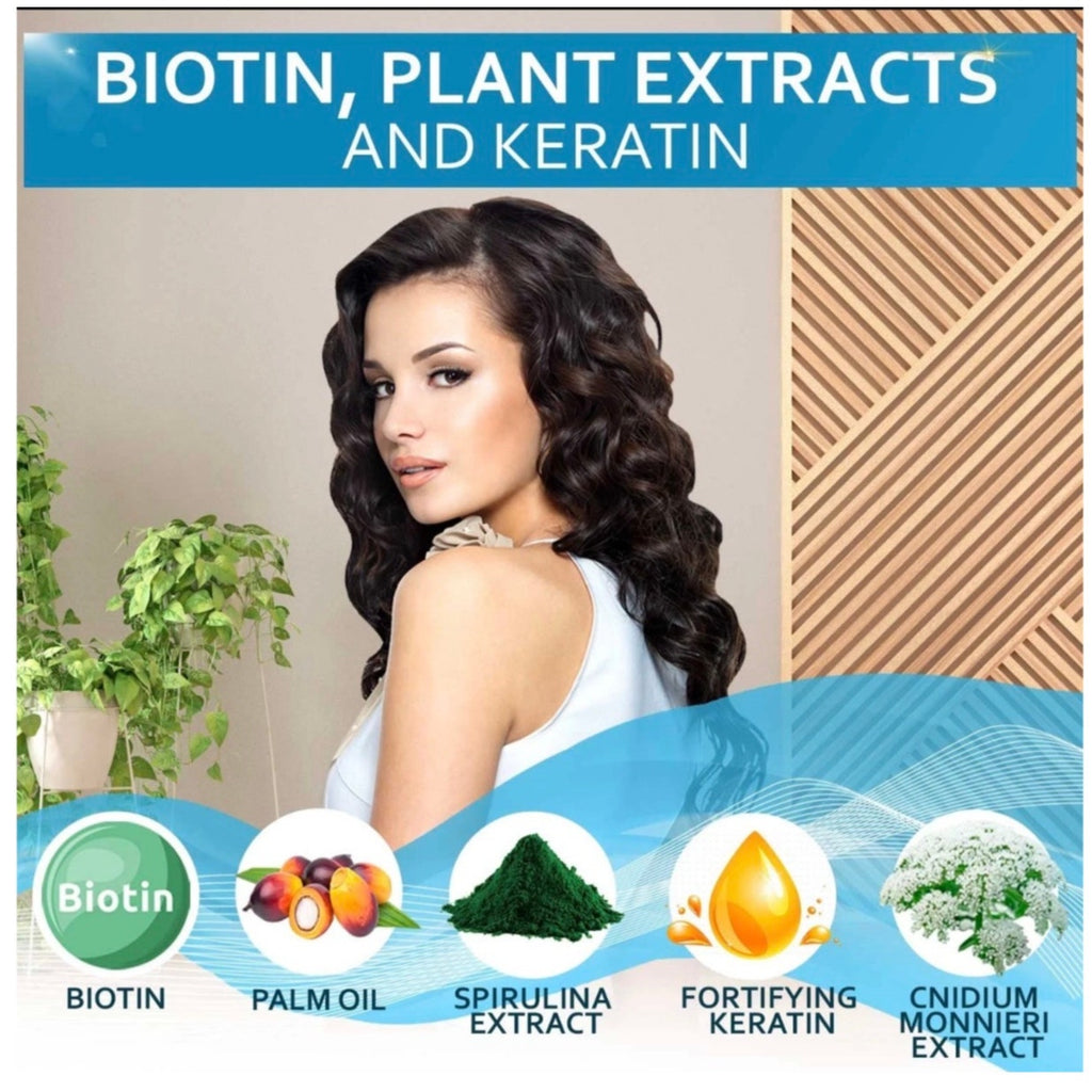 Biotin Shampoo & Conditioner Set - Sulfate & Paraben Free Treatment Men /Women
