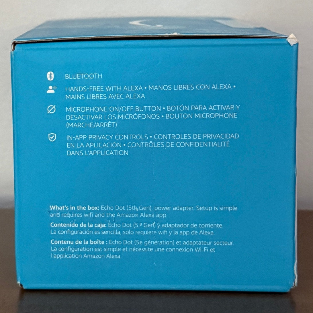 Amazon Echo Dot Smart Speaker + Alexa New Sealed Model C2N6L4