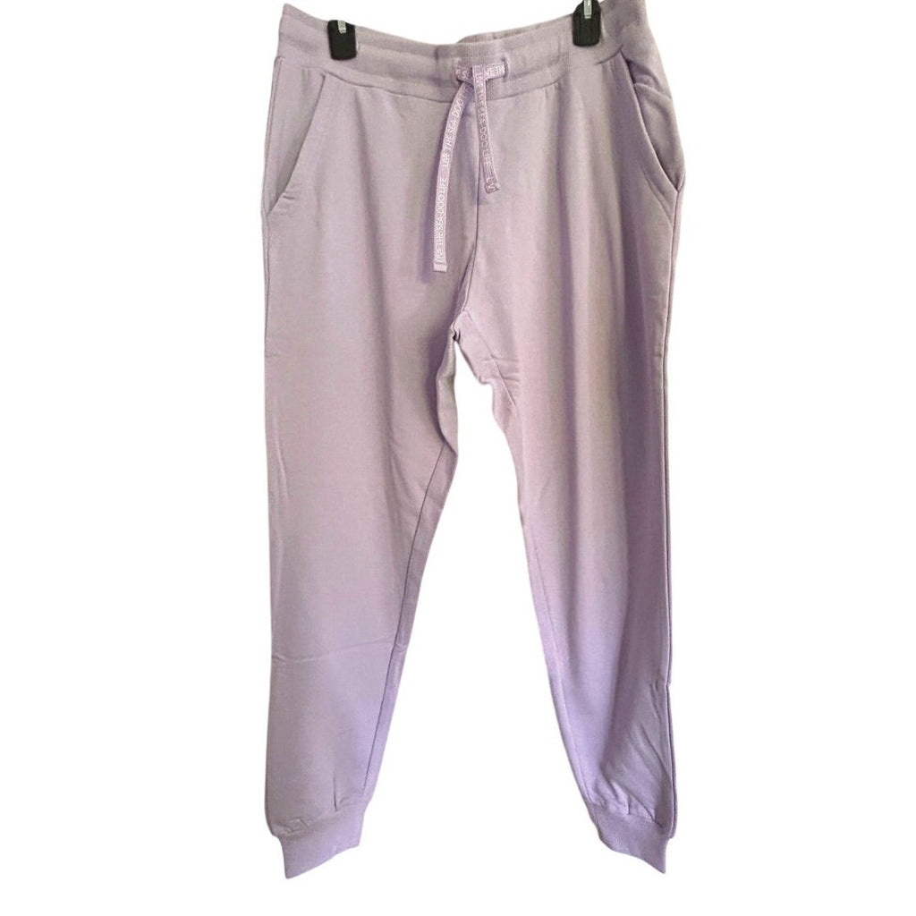 Seadoo Soft Terry Joggers Drawstring Waist Lavender Sz Large NWT