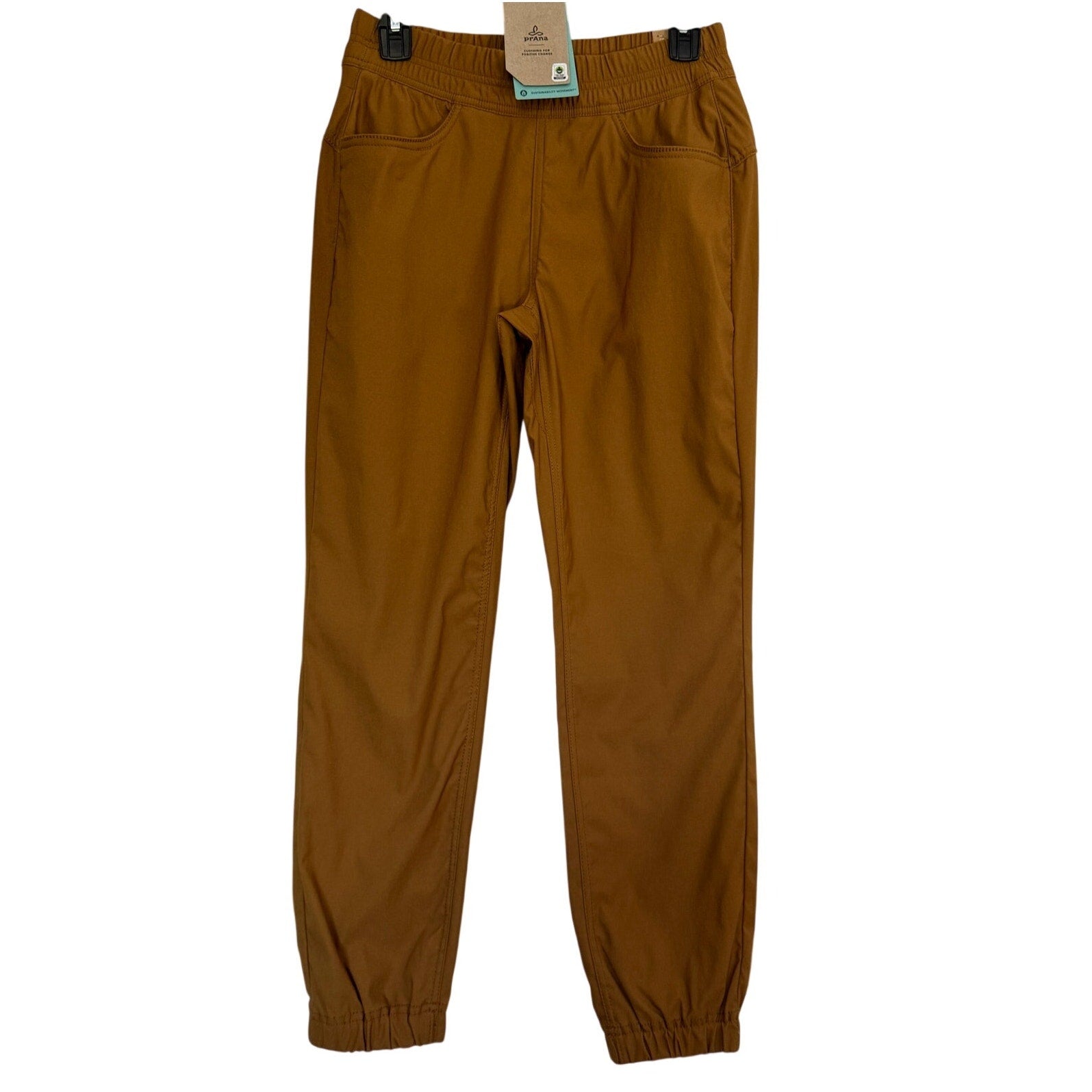 Women's PrAna Halle E‑Waist Jogger II – Antique Bronze /Tumeric - Size 2 NWT