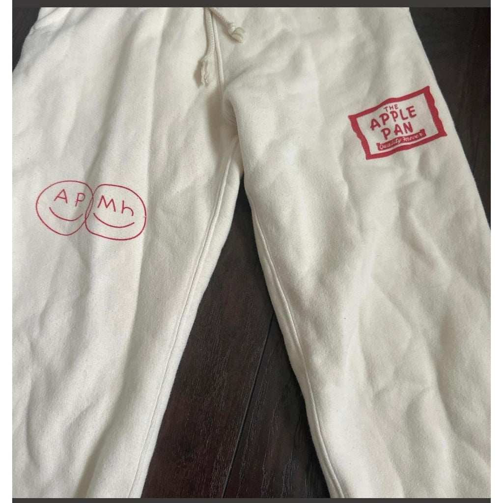 RARE Madhappy Apple Pan Sweatpants Ivory Size Small Pristine