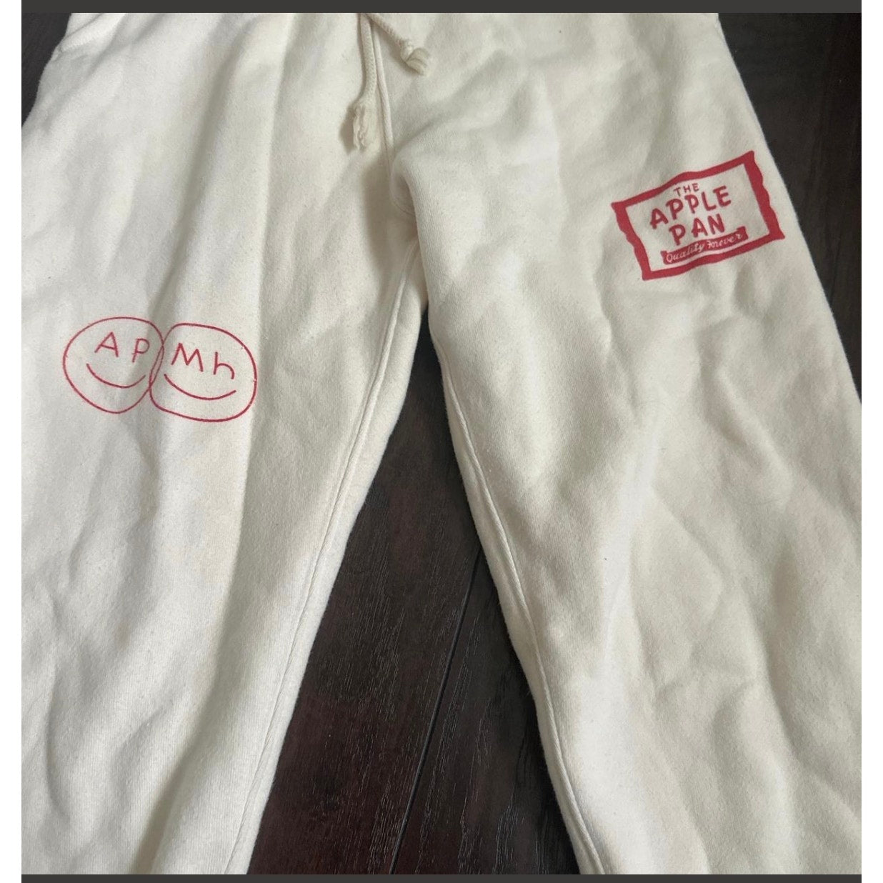 RARE Madhappy Apple Pan Sweatpants Ivory Size Small Pristine