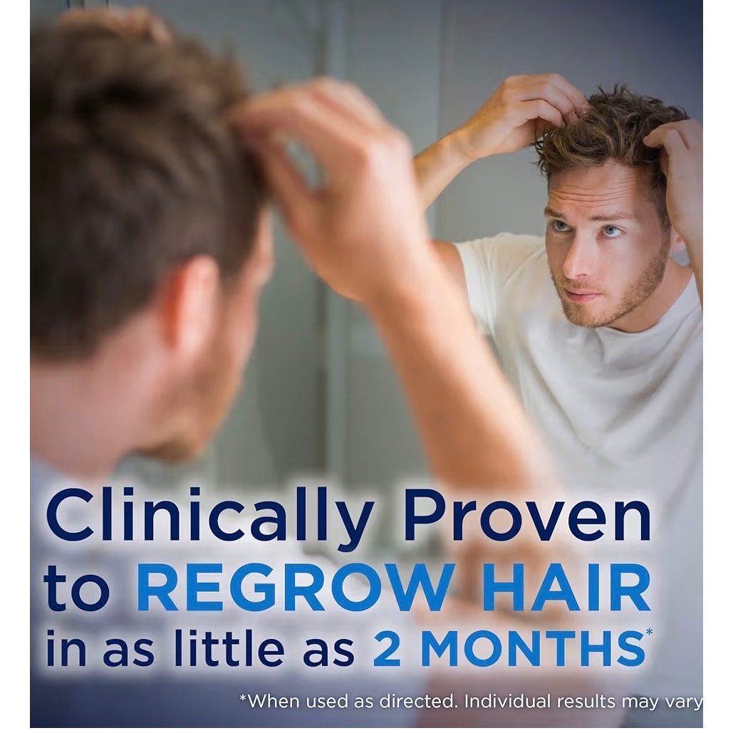 Amazon Men Hair Regrowth Treatment 5% Minoxidil Topical Aerosol Foam 6 Month