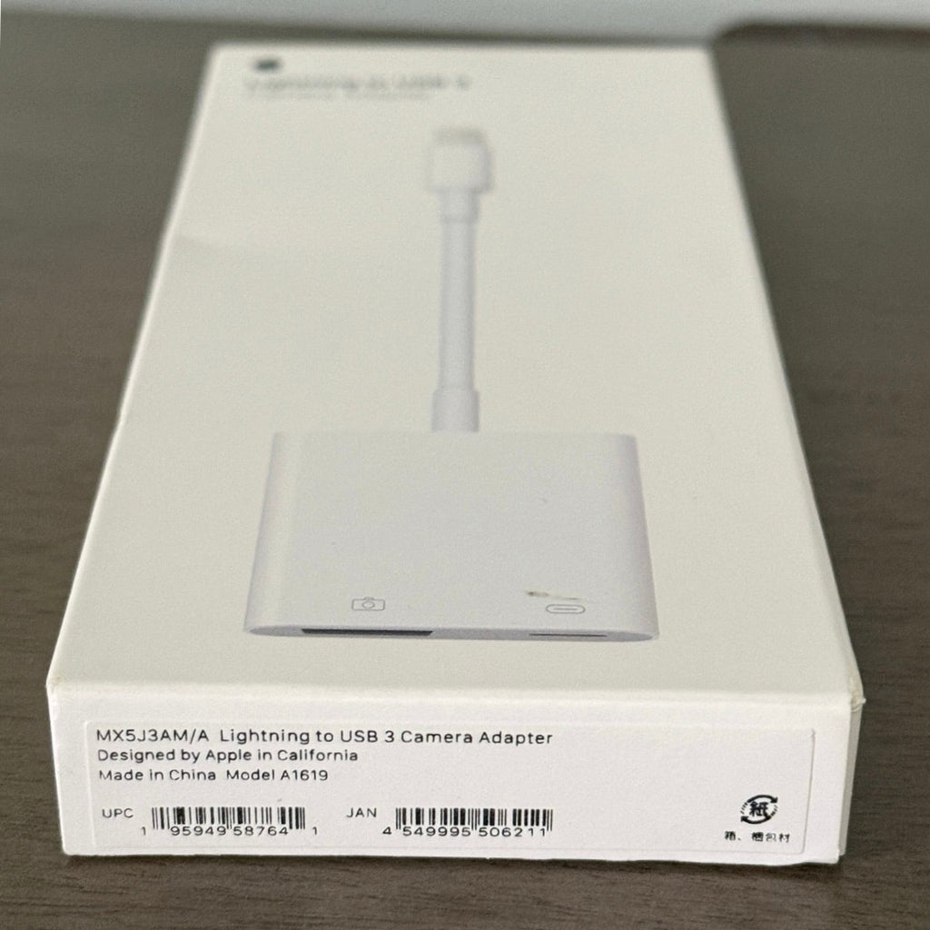 Apple Lightning to USB 3 Camera Adapter Original Genuine iPhone iPad New Sealed