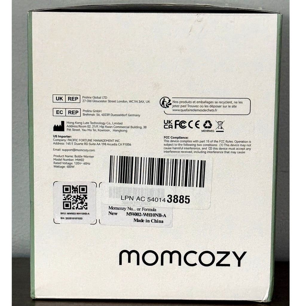 Momcozy Fast Baby Bottle Warmer for All Bottles Breastmilk Timer & Auto Shut-Off