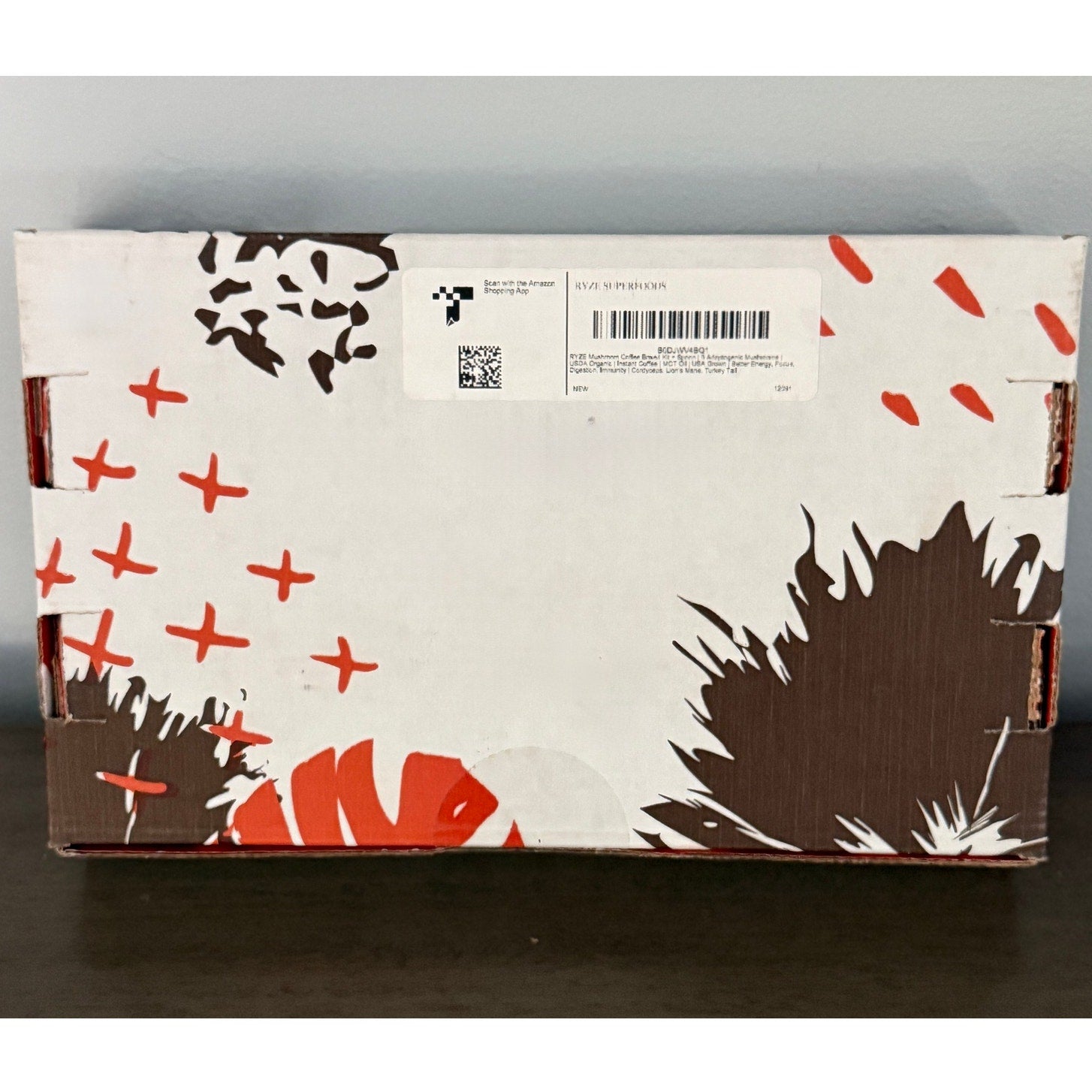 RYZE SUPERFOODS Mushroom Coffee Dark Roast Box Set Sealed