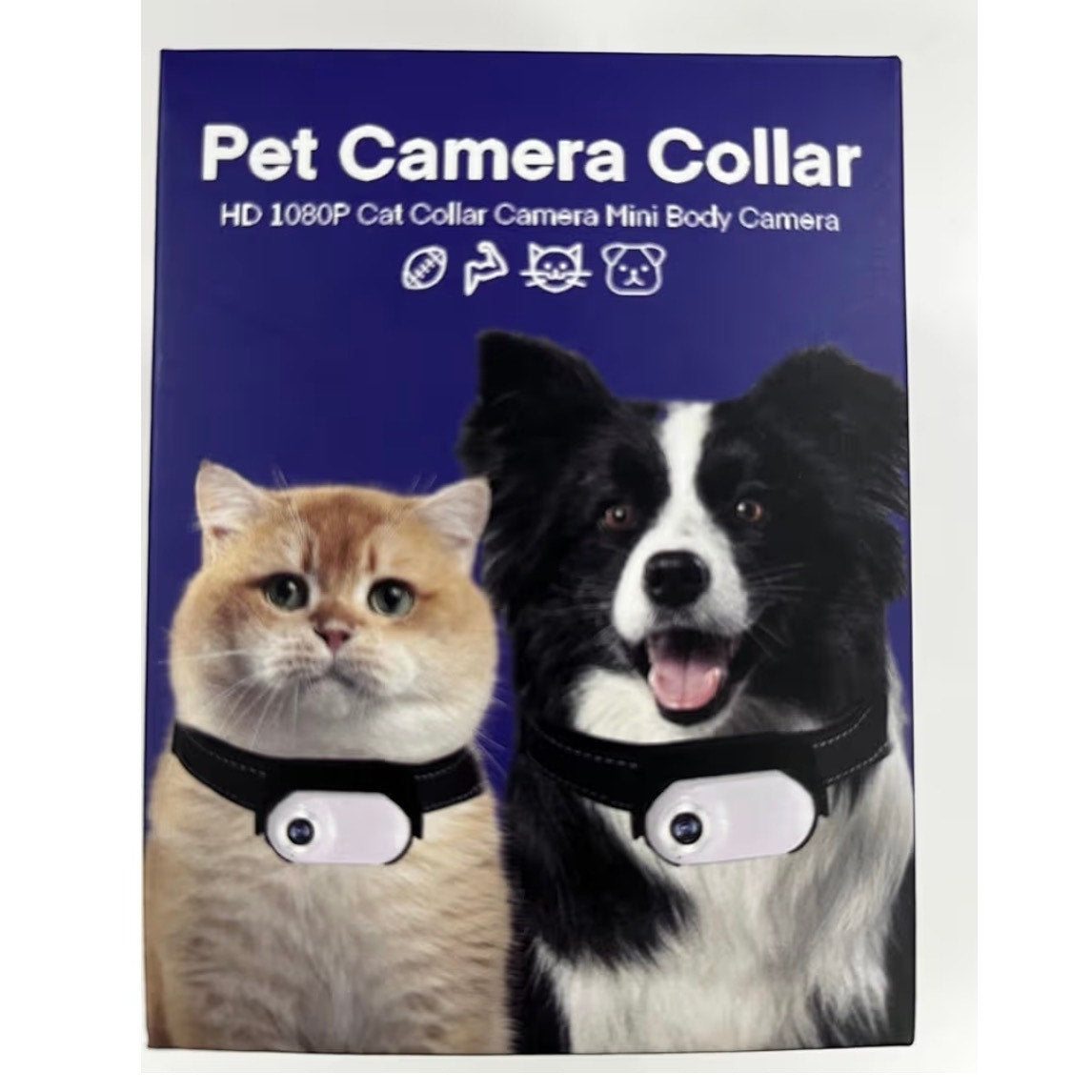 Collar-Mounted Wireless Mini Video Recording Easy Attach Pet Action Camera NIB