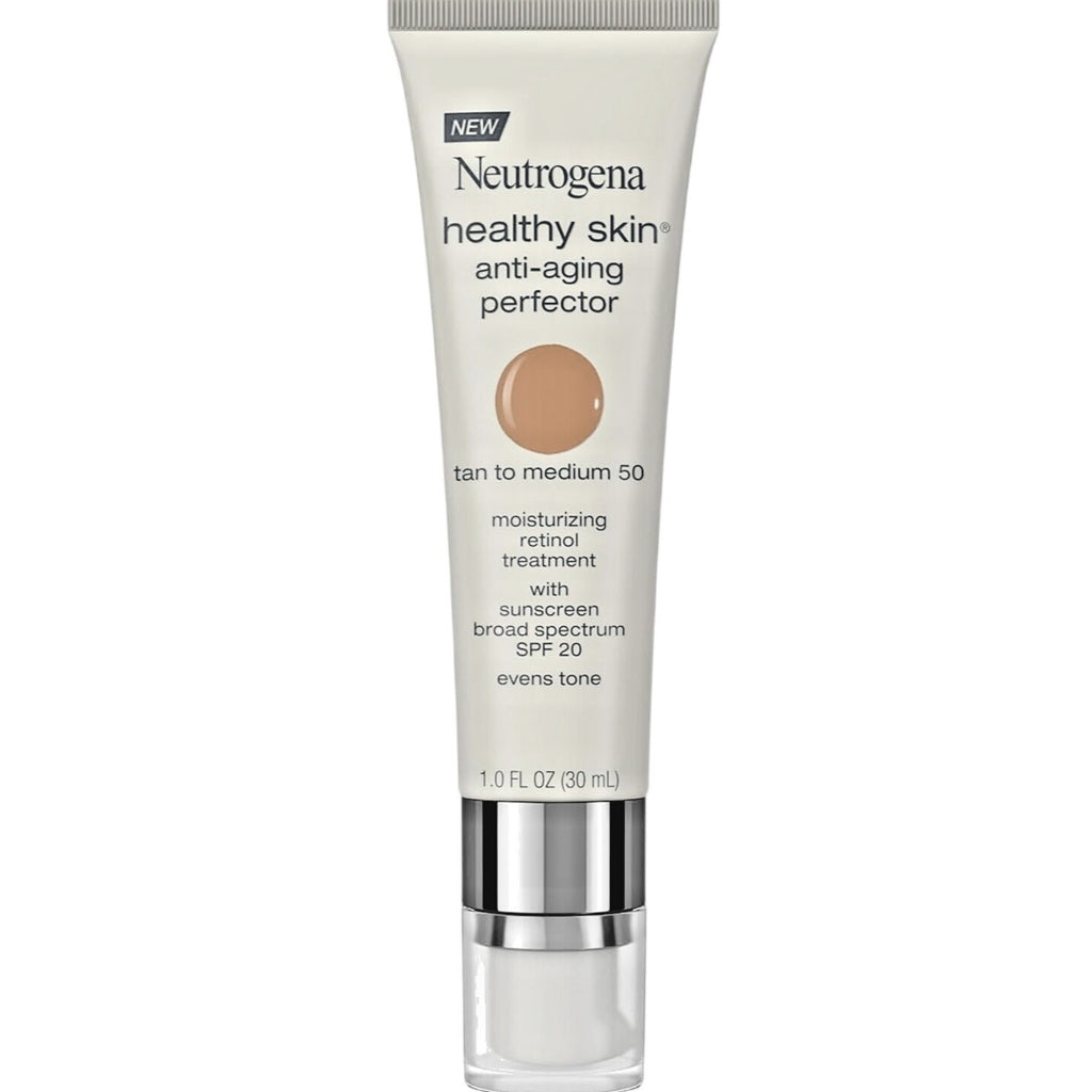 Neutrogena Healthy Skin Anti-Aging Perfector #50 Tan to Medium 1.0 floz 30ml New