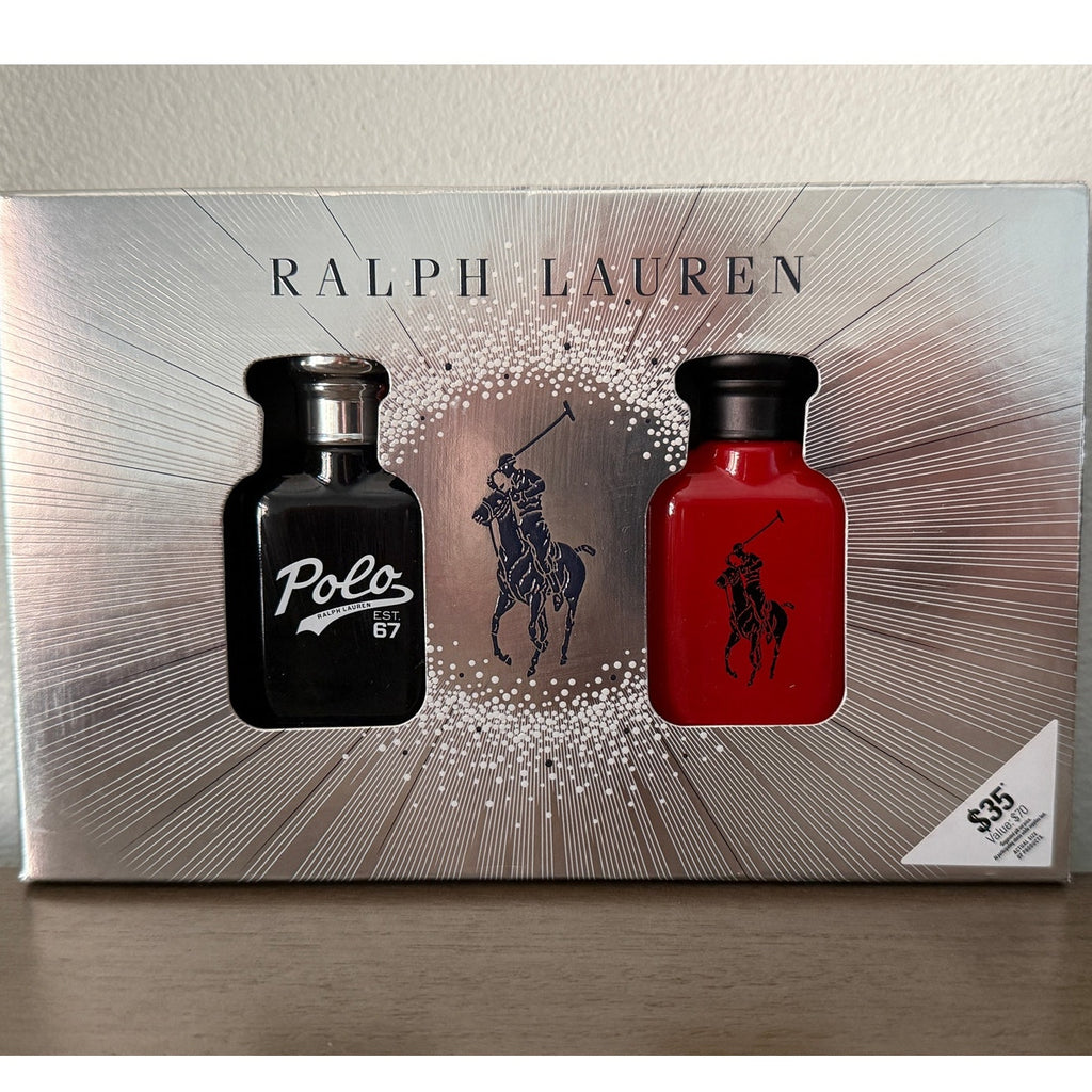 Ralph Lauren Cologne - World of Polo Men's Duo Gift Set Polo Red & Polo 67 New