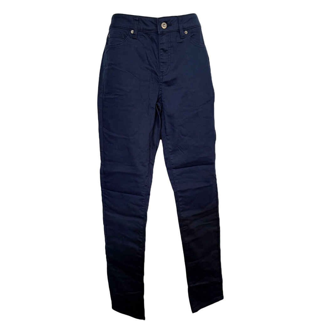 Women's PrAna Kayla Jeans Organic Stretch High Rise Indigo Blue Sz 2 32" inseam