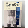 Calvin Klein 3 Pack 100% Cotton Boxers Soft Breathable Men’s Size M New in Box