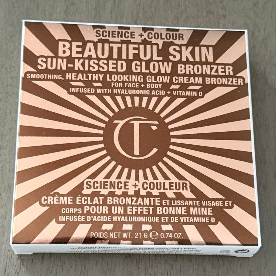 Charlotte Tilbury Beautiful Skin Cream Bronzer Fair Hyaluronic Acid Retail $60