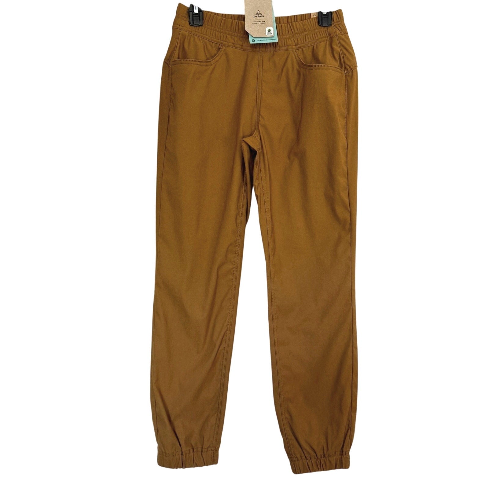 Women's PrAna Halle E‑Waist Jogger II – Antique Bronze /Tumeric - Size 6 NWT