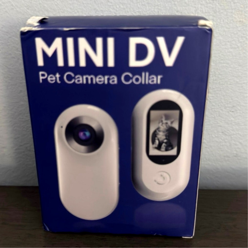 Collar-Mounted Wireless Mini Video Recording Easy Attach Pet Action Camera NIB