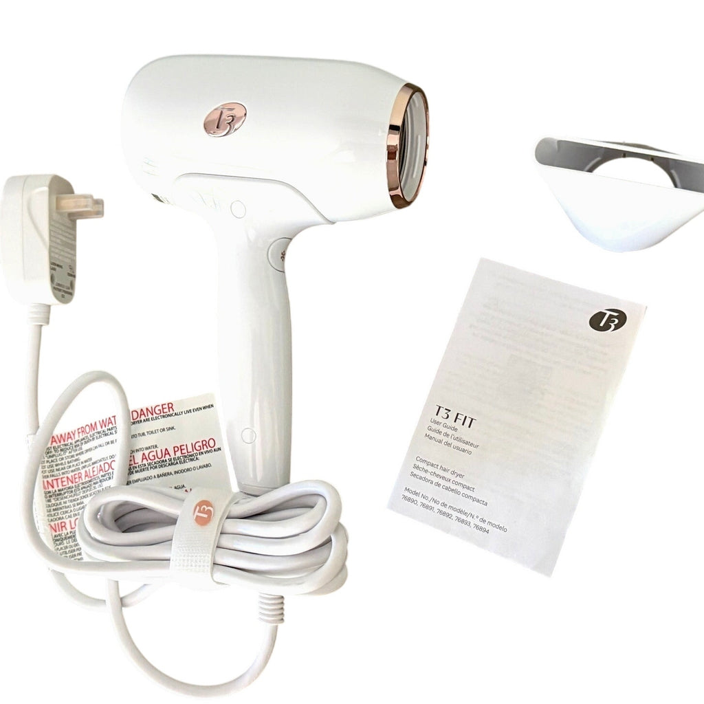 T3 Fit Micro Compact Professional Hair Dryer w/IonAir Fast Lightweight NoBox New