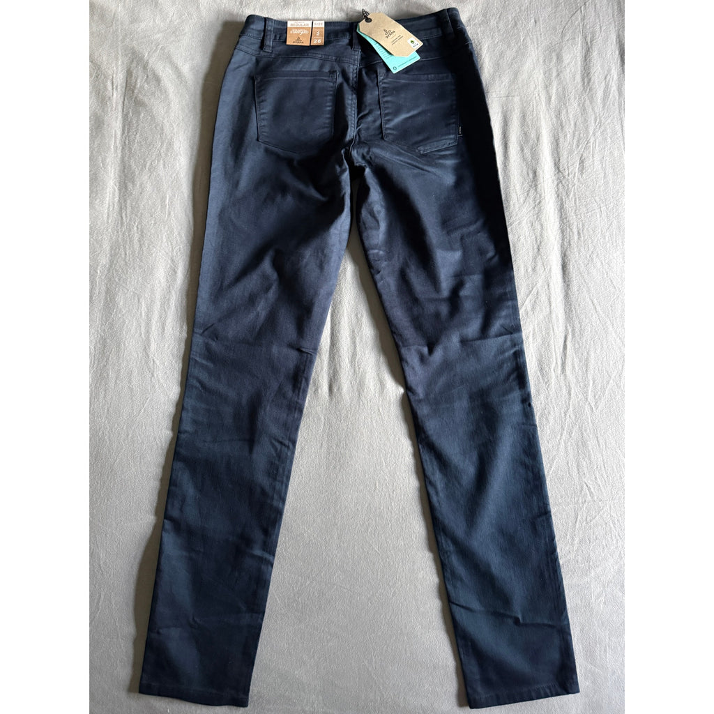 prAna Kayla Jeans Women’s 2/26 x 32 Inseam • Organic Stretch Denim • Indie Blue