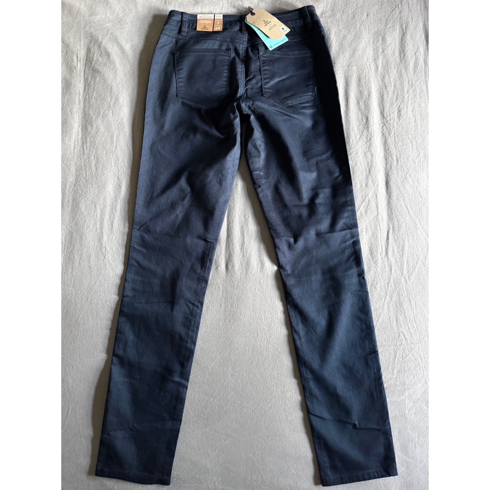 prAna Kayla Jeans Women’s 2/26 x 32 Inseam • Organic Stretch Denim • Indie Blue