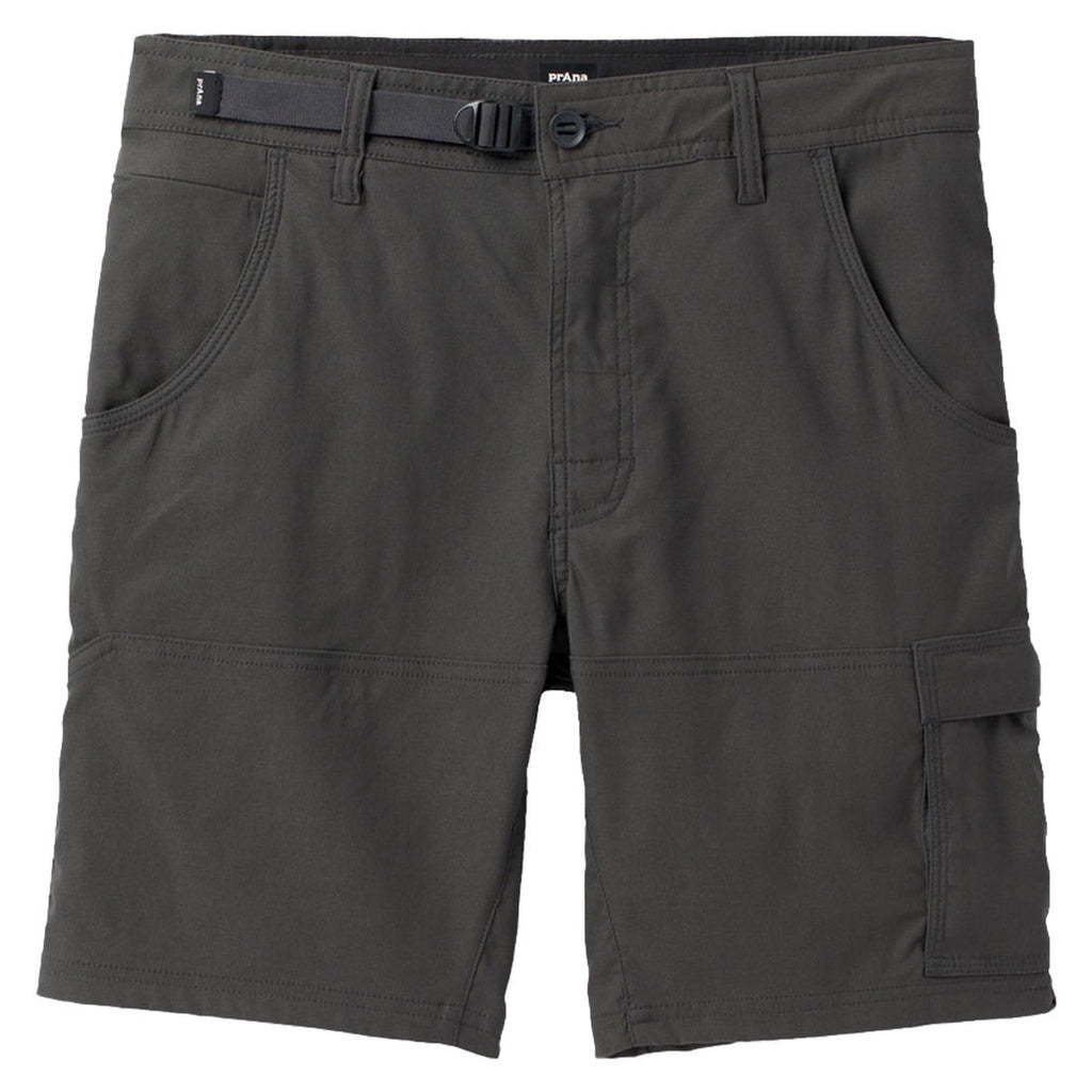 Mens PrAna Stretch Zion Short II Size 42 Waist Built in Belt Dark Iron Gray NWT