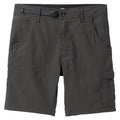 Mens PrAna Stretch Zion Short II Size 42 Waist Built in Belt Dark Iron Gray NWT