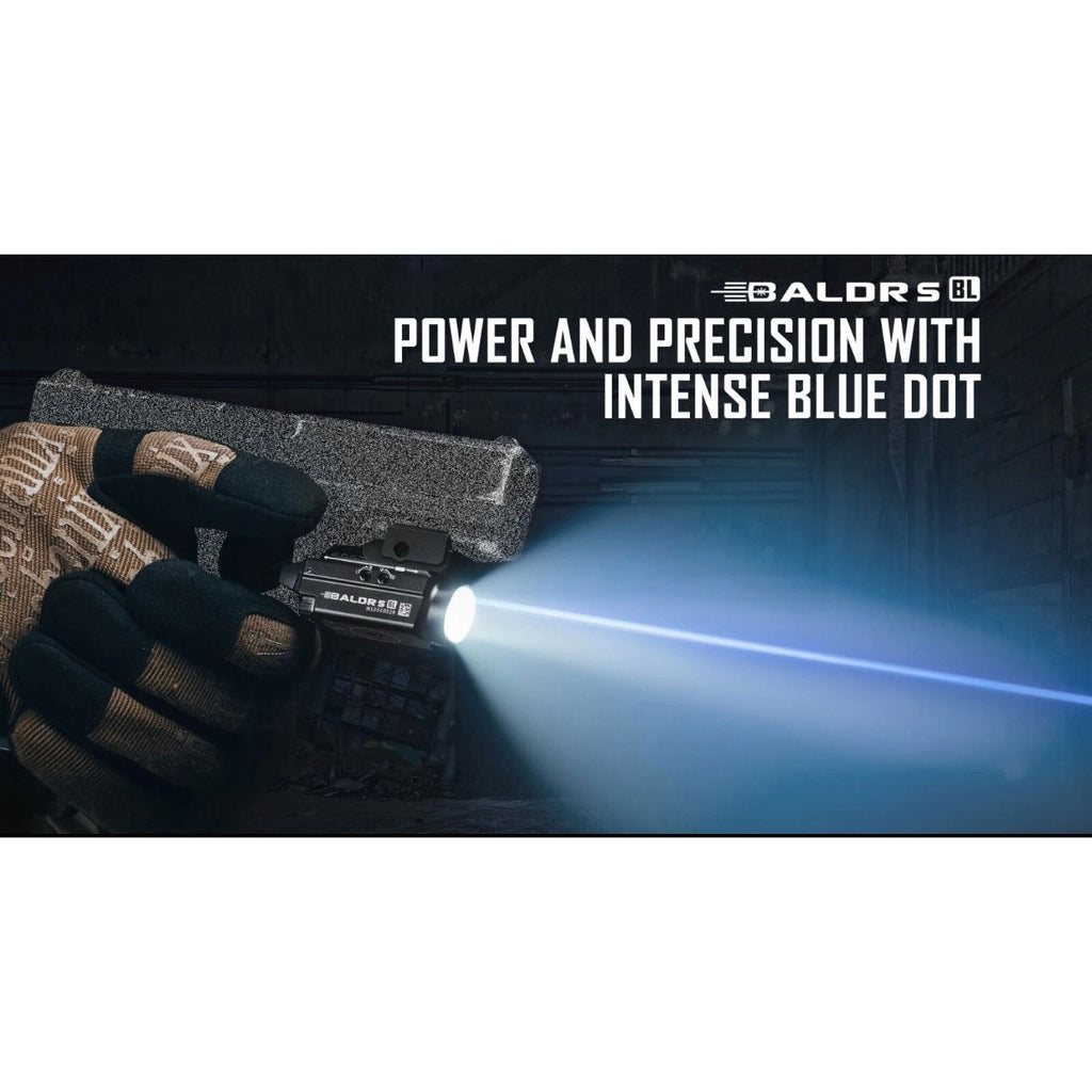 Olight Baldr S BL Rechargeable 800 Lumens Rail Mounted Weapon Light w/Blue Laser