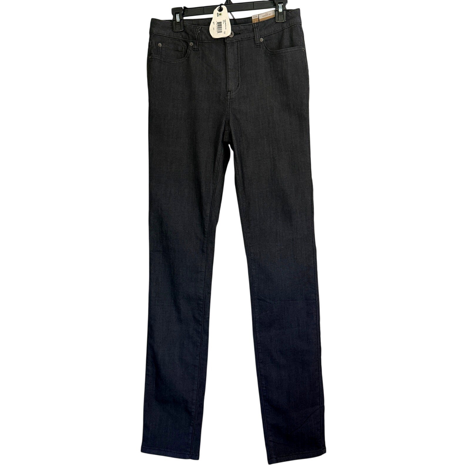 Womens Prana Kayla Organic Stretch High Rise Jean Sz 6 Regular Denim Solid Gray