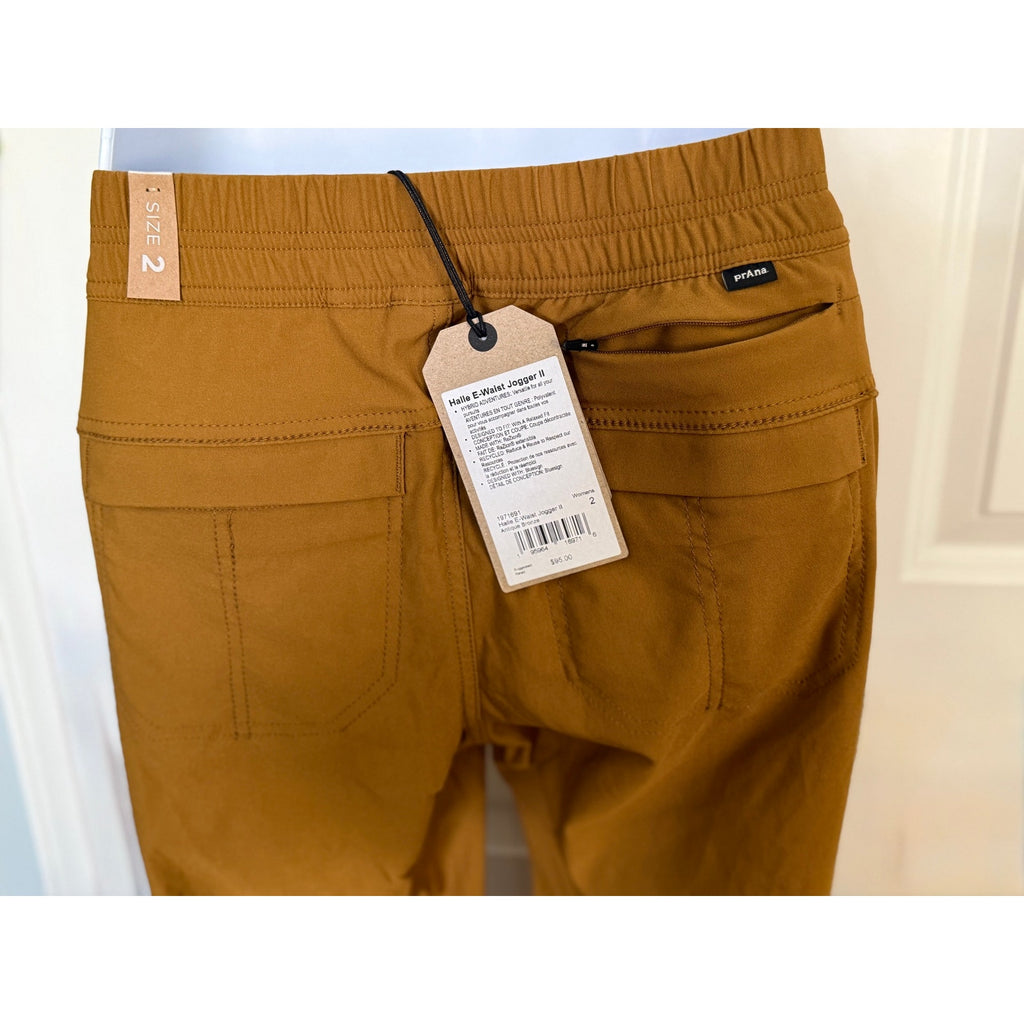 prAna Halle E‑Waist Jogger II – Tumeric Gold –Women's  Sizes 2 & 4 Available NWT