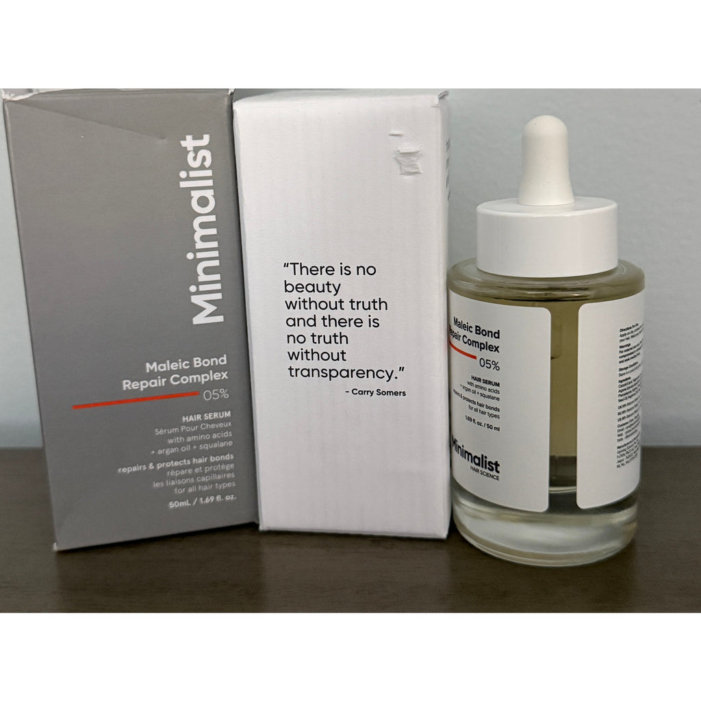 Minimalist Maleic Bond Repair Complex 0.5% Hair Serum 90ml New Open Box