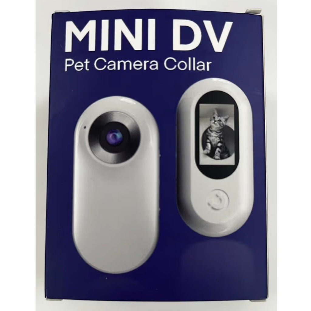 Collar-Mounted Wireless Mini Video Recording Easy Attach Pet Action Camera NIB