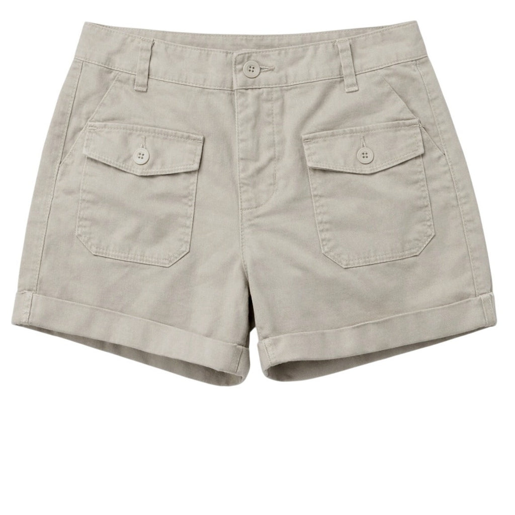 Sanctuary LA Standard Surplus Shorts Light Khaki Cotton Stretch Size 27 NWOT