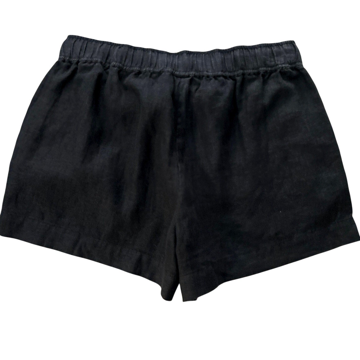 Sanctuary Linen Tie Waist Shorts w/ Side Pockets Onyx Charcoal Sz Small NWOT
