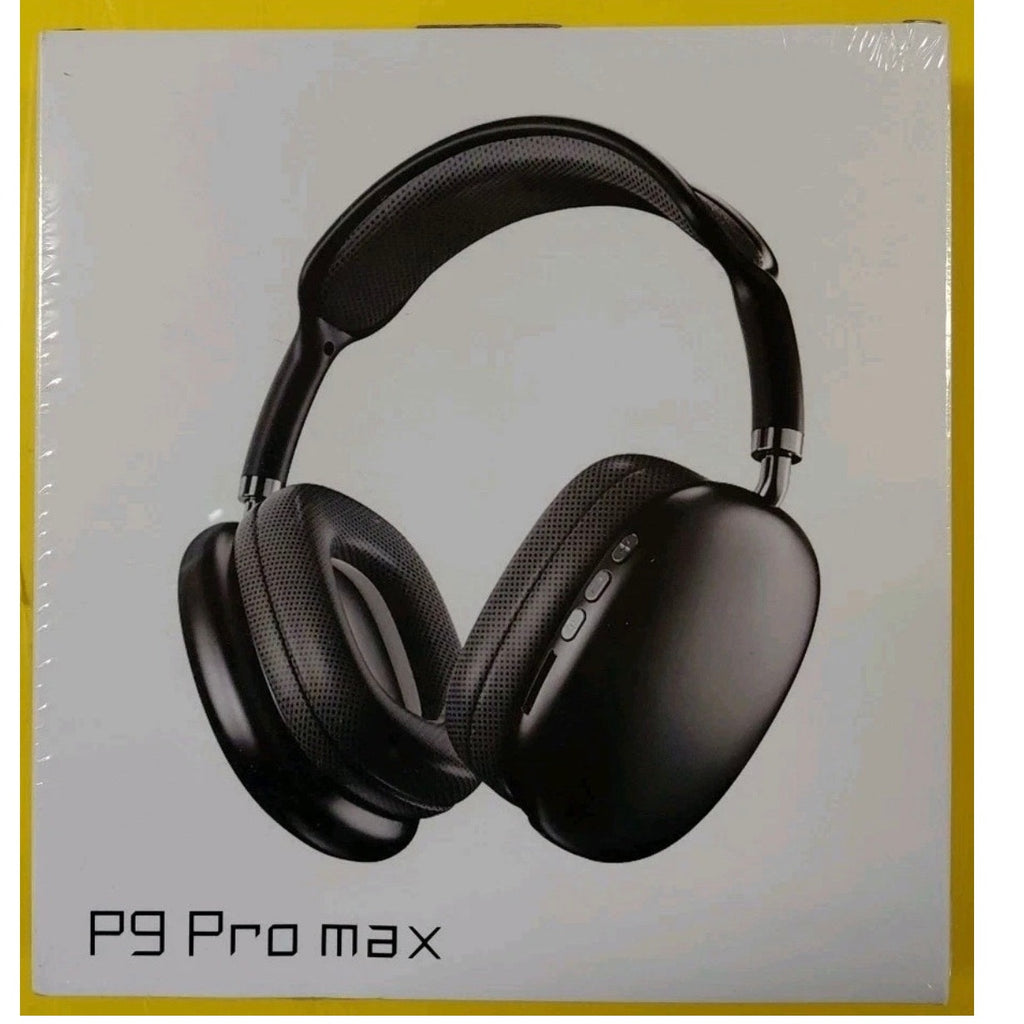 New Sealed P9 PRO MAX Headphones Noise Cancelling Bluetooth Earphones BLACK