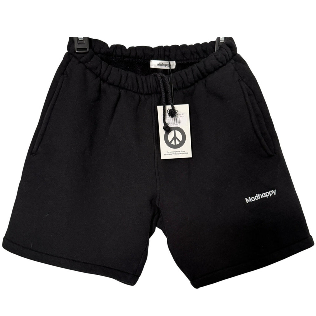 Madhappy Classic Fleece Shorts Black NWT Unisex Mens Small /Womens Medium